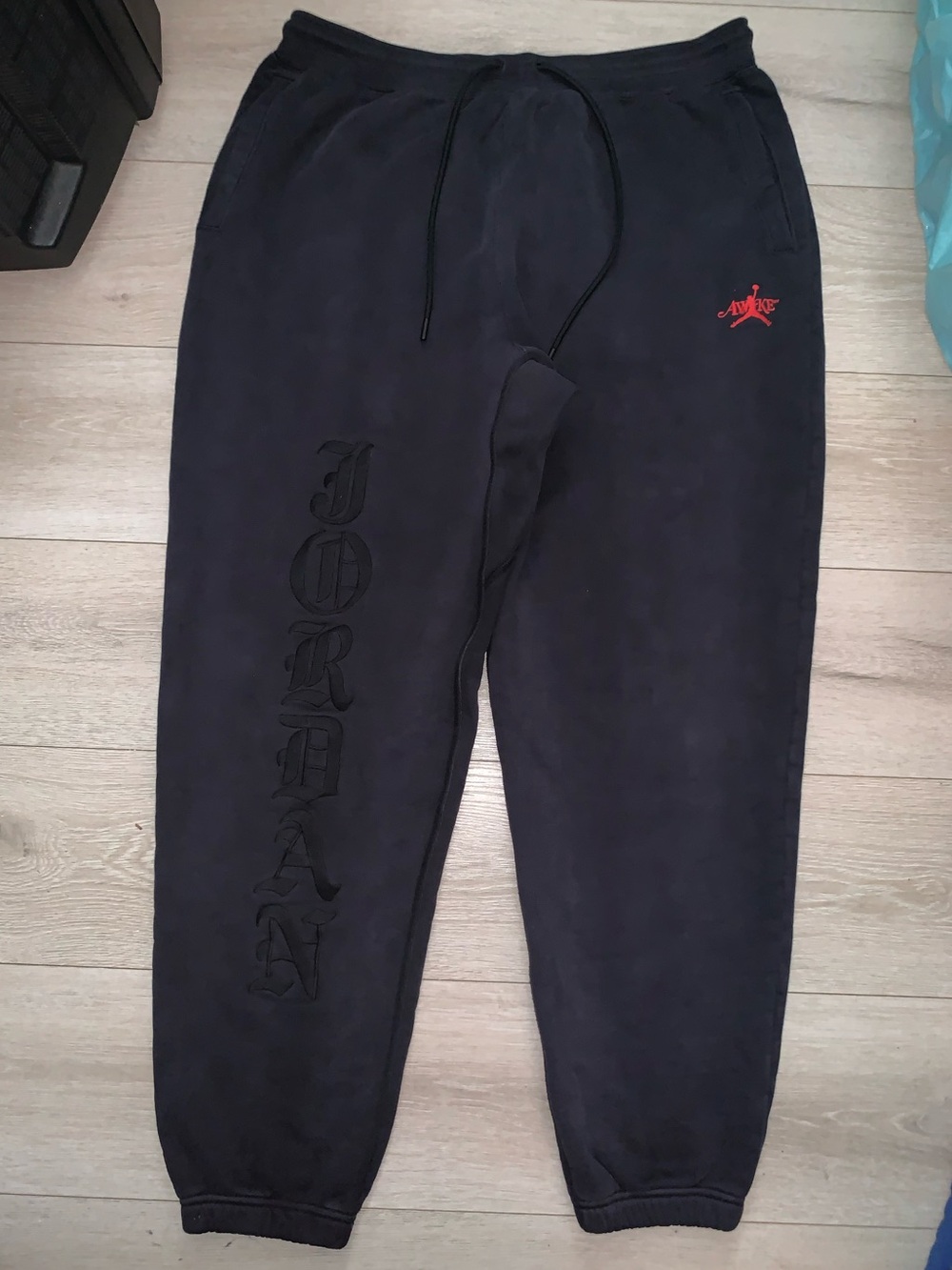 Jordan x Awake NY Fleece Pants (FW24) Black Size: 2XL Tall